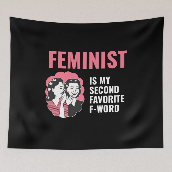 Item preview, Classic 50's Women Characters Say Feminist is My Second Favorite F-Word designed and sold by friendlyspoon.