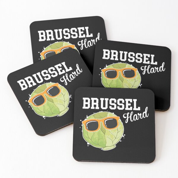 Item preview, Hard Funny Vegan Vegetable Pun Brussel Sprouts design designed and sold by jakehughes2015.