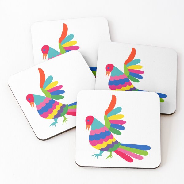 Item preview, otomi, mexican art, mexican craft, mexican folk, bird, colorful bird, otomi bird designed and sold by Terevela.