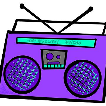 Artwork thumbnail, Purple Boombox by that5280lady