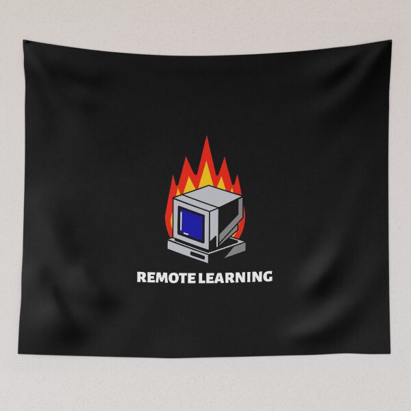 Item preview, Remote Learning Fire designed and sold by RiseandShineTee.