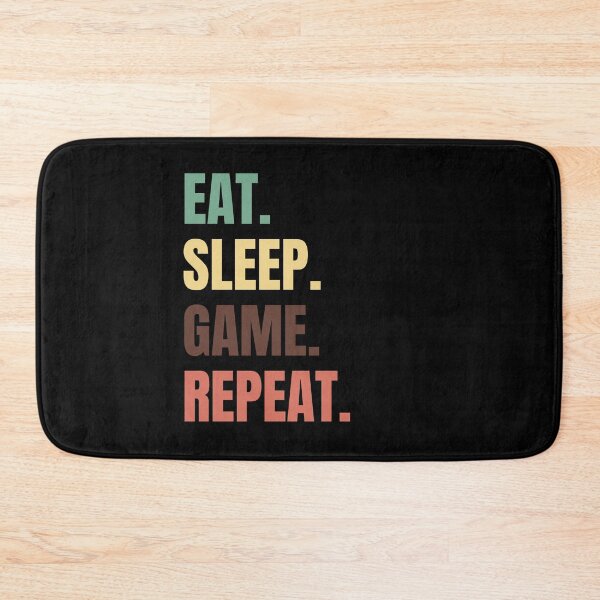 Item preview, Eat Sleep Game Repeat designed and sold by vibrantyy.