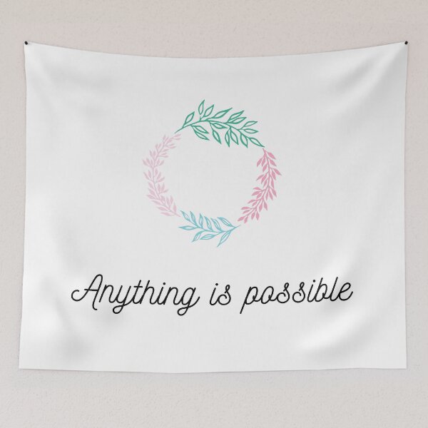 Item preview, Inspirational quote | Anything is possible  designed and sold by cattiktoks1718.