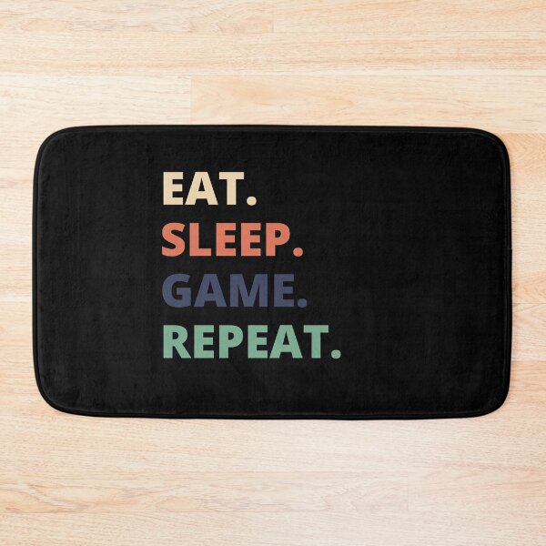Item preview, Eat Sleep Game Repeat designed and sold by vibrantyy.