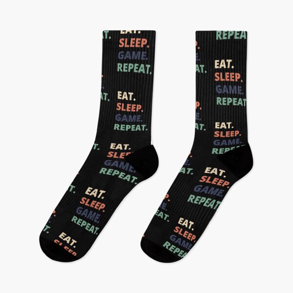Item preview, Eat Sleep Game Repeat designed and sold by vibrantyy.