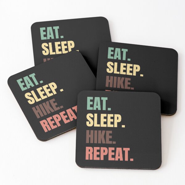 Item preview, Eat Sleep Hike Repeat designed and sold by vibrantyy.