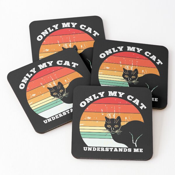 Item preview, only my cat understands me funny designed and sold by AmalGr.