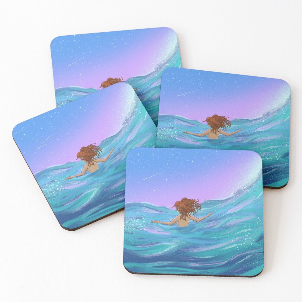 Item preview, Coasters (Set of 4) designed and sold by RashaDeiuliis.