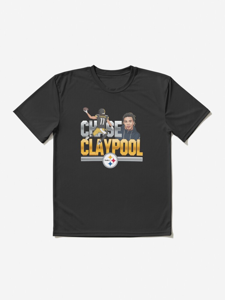 Fan Made Chase Claypool #11 Black Game Jersey AOP V-neck Short