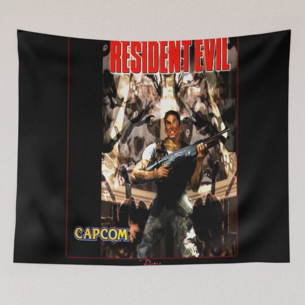 Item preview, Resident Evil 1 - Playstation 1 NA Original Box Cover (Neon) designed and sold by Brazz Official.
