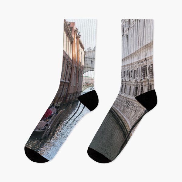 Item preview, Classic Venetian - Gondolas Under the Bridge of Sighs designed and sold by Georgia Mizuleva.