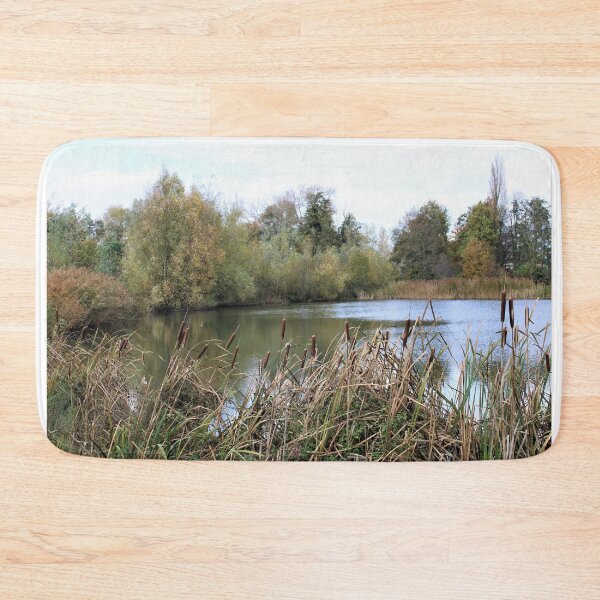 Item preview, Cattails in urban nature reserve, Ghent designed and sold by wineandwords.