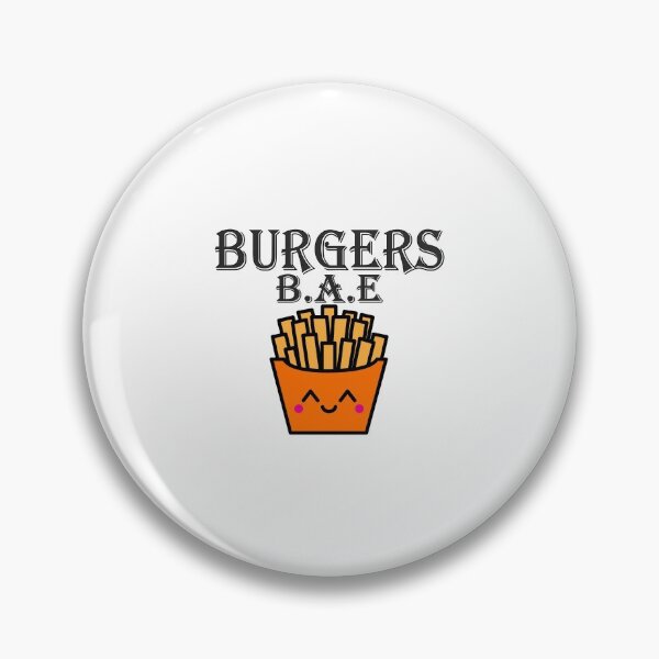Item preview, Burgers Fries Bae Slightly Wrong Essential Funny Classic Sticker And Shirt Design designed and sold by Glike.