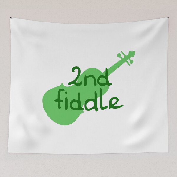 Item preview, 2nd Fiddle - Second Fiddle Violinist Musical (Green) designed and sold by Seth's Tees.
