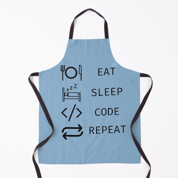 Item preview, Eat Sleep Code Repeat designed and sold by vibrantyy.
