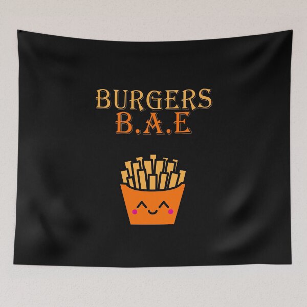 Item preview, Burger Fries Slightly Wrong Essential Classic Sticker And Shirt Design designed and sold by Glike.