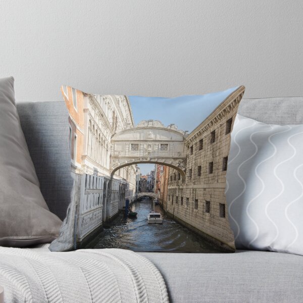 Item preview, Classic Venetian - a Water Taxi Boat Under the Bridge of Sighs designed and sold by Georgia Mizuleva.