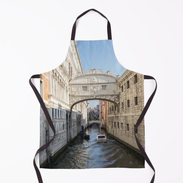 Item preview, Classic Venetian - a Water Taxi Boat Under the Bridge of Sighs designed and sold by Georgia Mizuleva.