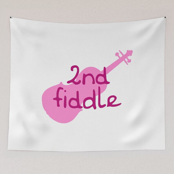 Item preview, 2nd Fiddle - Second Fiddle Violinist Musical (Pink) designed and sold by Seth's Tees.