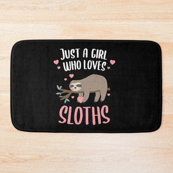 Item preview, Just a Girl Who Loves Sloths Gift Girl designed and sold by CG Studio.