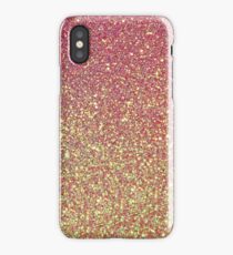 Pink Gold Glitter Texture iPhone Case