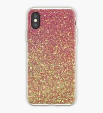 Pink Gold Glitter Texture iPhone Case