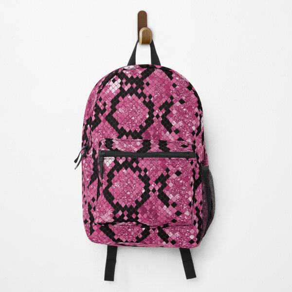 Item preview, Snake Pattern - Pink Rose Glitter Sparkly Snake Pattern designed and sold by WOW TeesAndThings.
