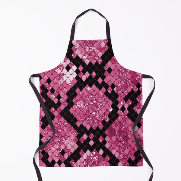 Item preview, Snake Pattern - Pink Rose Glitter Sparkly Snake Pattern designed and sold by WOW TeesAndThings.
