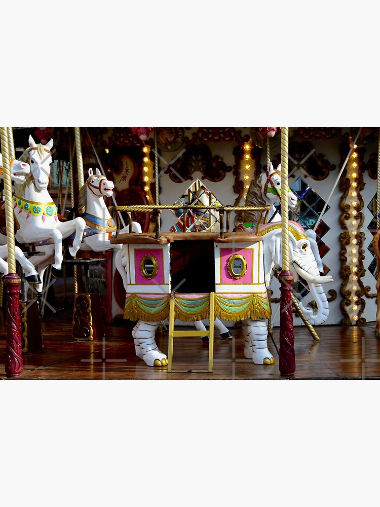 “elephant carousel / Swiss Artwork Photography” Poster for Sale by