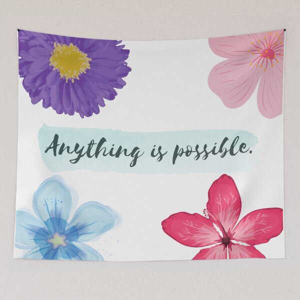 Item preview, Inspirational quote | Anything is possible  designed and sold by cattiktoks1718.
