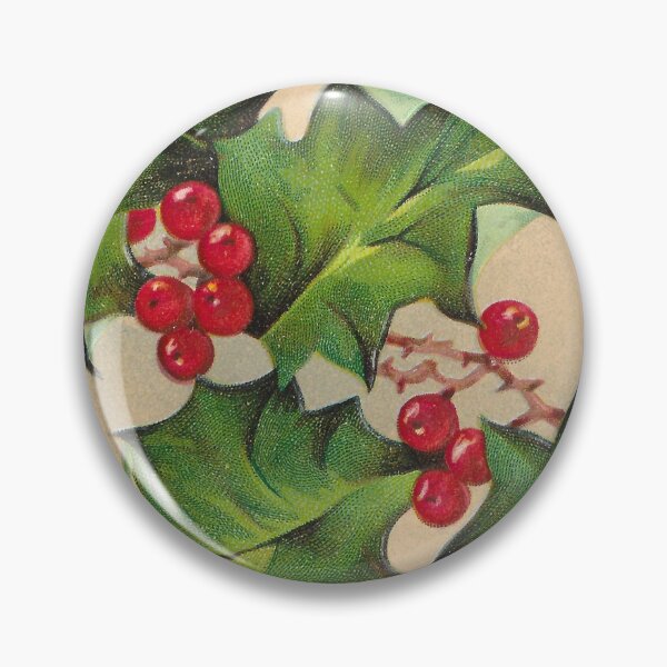 Item preview, Antique Christmas Holly Ephemera designed and sold by Periscope9.