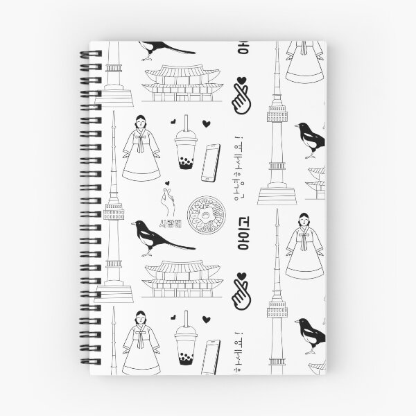 Item preview, Korea Pattern stiker sheet designed and sold by Maria N.