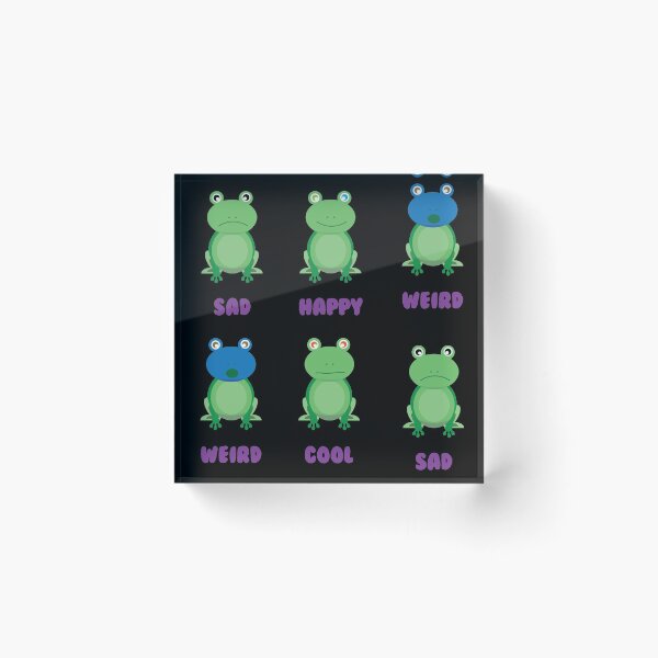 Item preview, Cute Status Frogs designed and sold by Mathew Graphic.