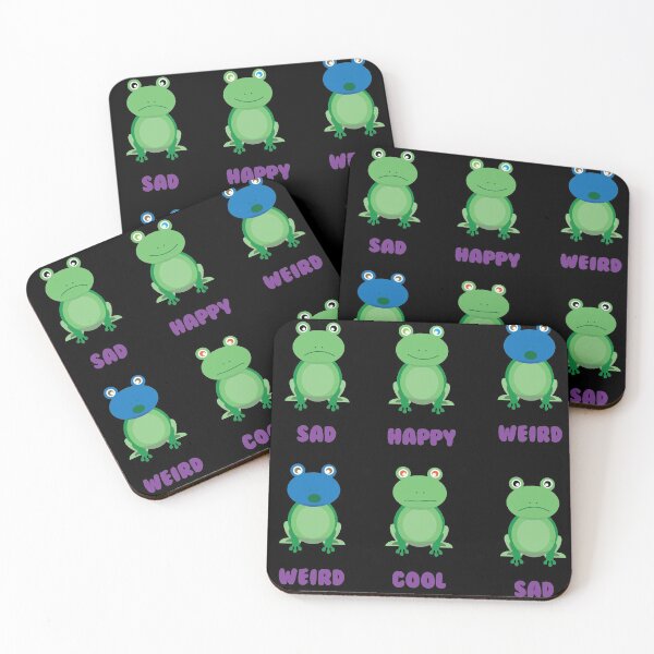 Item preview, Cute Status Frogs designed and sold by Mathew Graphic.