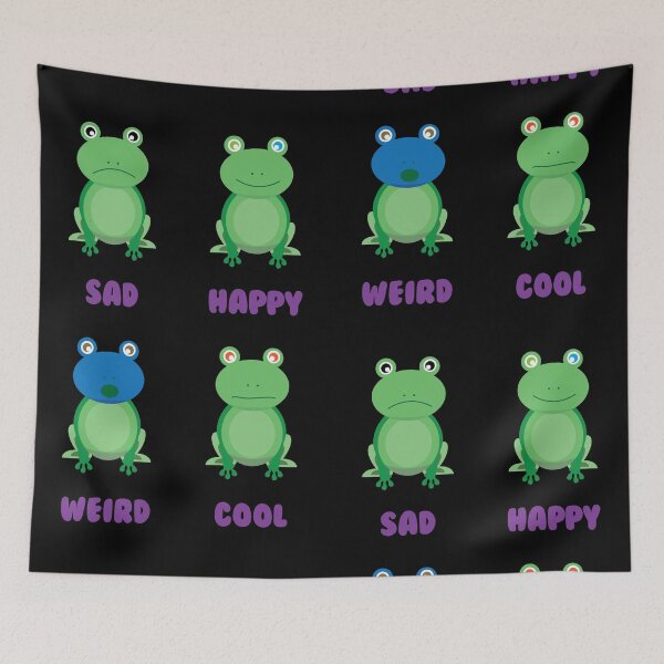Item preview, Cute Status Frogs designed and sold by Mathew Graphic.
