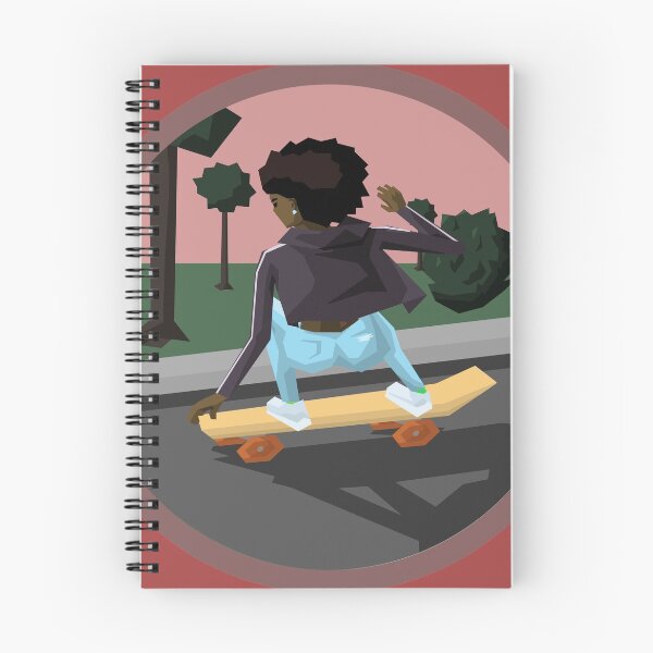 Item preview, Vector Longboarder Down the Street designed and sold by MicahFightsPani.