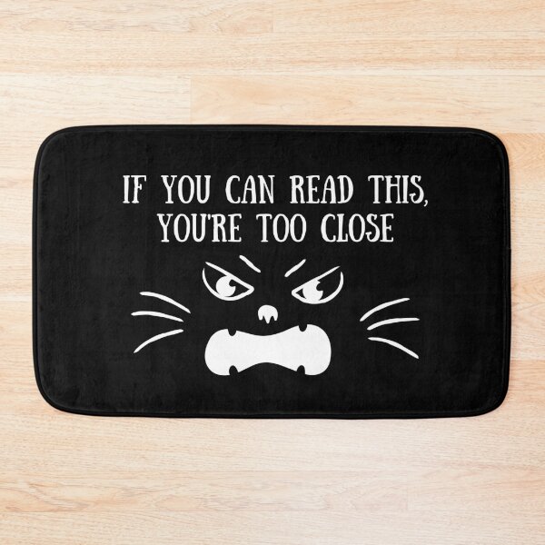 Item preview, If You Can Read This, You're Too Close Angry Cat Funny Social Distancing World Champion 2020 Shirt  Social Distance Support Animal designed and sold by BoomDesignsUS.