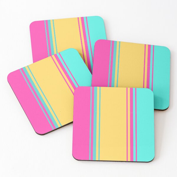 Item preview, Pink Cyan Geometric Lines designed and sold by GeeHanz.