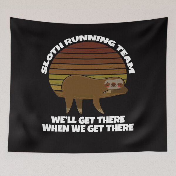 Item preview, sloth running team designed and sold by PERsonalthreads.