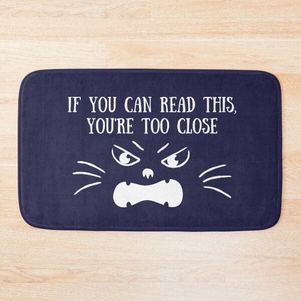 Item preview, If You Can Read This, You're Too Close Angry Cat Funny Social Distancing World Champion 2020 Shirt  Social Distance Support Animal designed and sold by BoomDesignsUS.