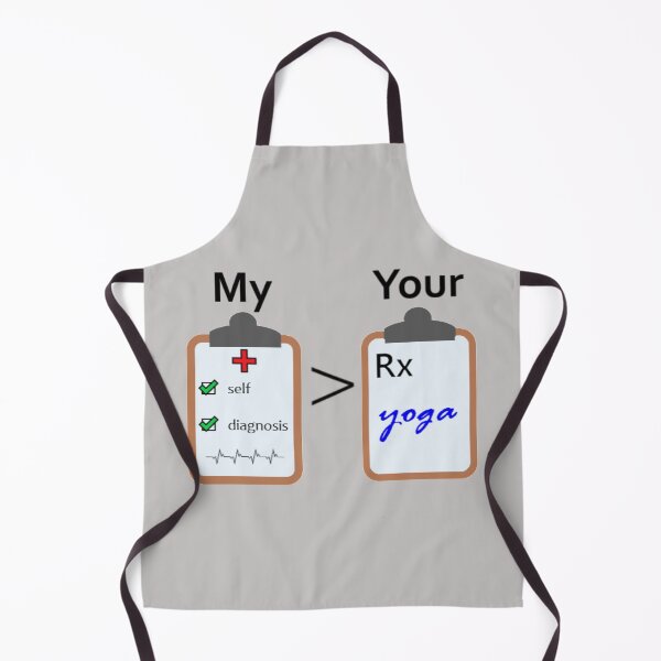 Item preview, My Self Diagnosis vs Your Yoga Prescription designed and sold by Quipplepunk.