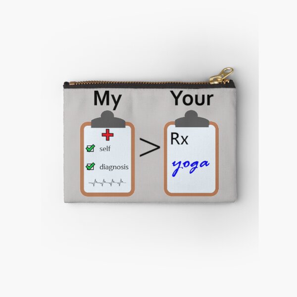 Item preview, My Self Diagnosis vs Your Yoga Prescription designed and sold by Quipplepunk.
