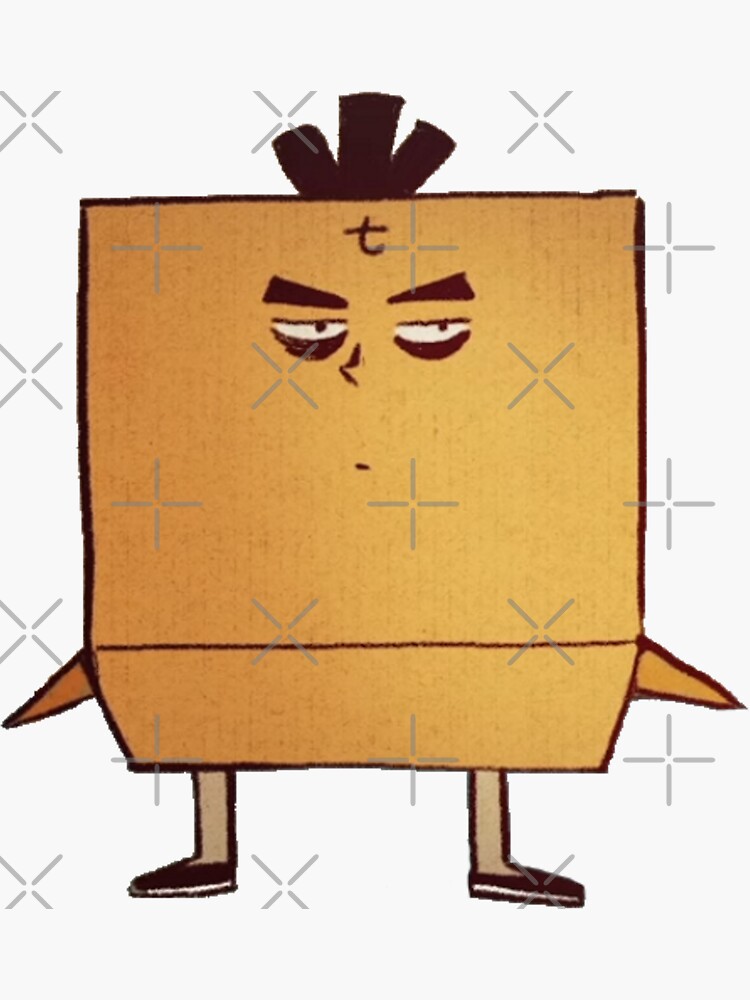 "Scissor Seven Funny Box Transformation" Sticker by BukLauDesu Redbubble