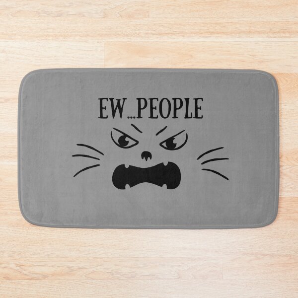 Item preview, Ew People Angry Cat Funny Social Distancing World Champion 2020 Shirt  Social Distance Support Animal designed and sold by BoomDesignsUS.