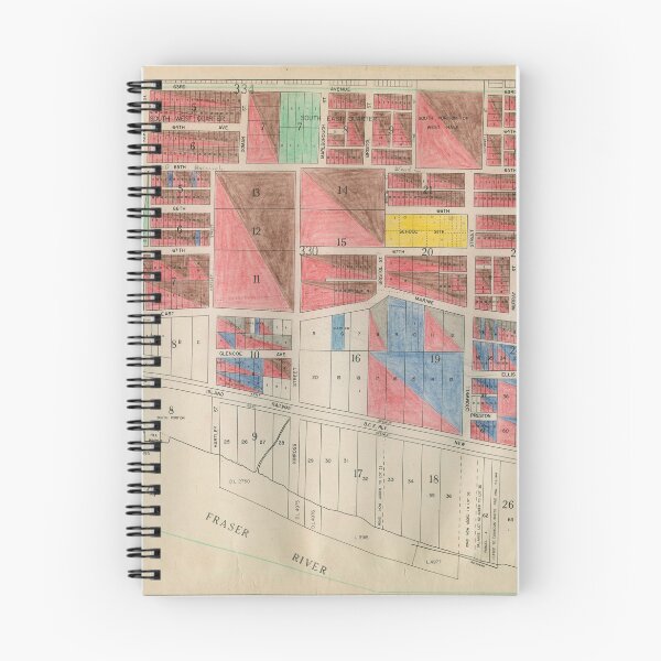 Aperçu de l'œuvre Carte en coupe de Vancouver [zonage, sud-est de Vancouver] créée et vendue par FOVCA.