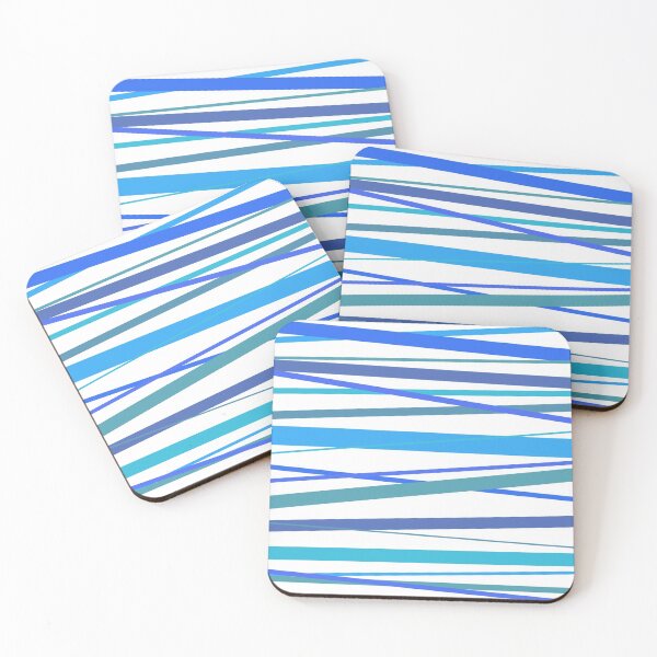 Item preview, Blue and green stripes designed and sold by hoshimem.