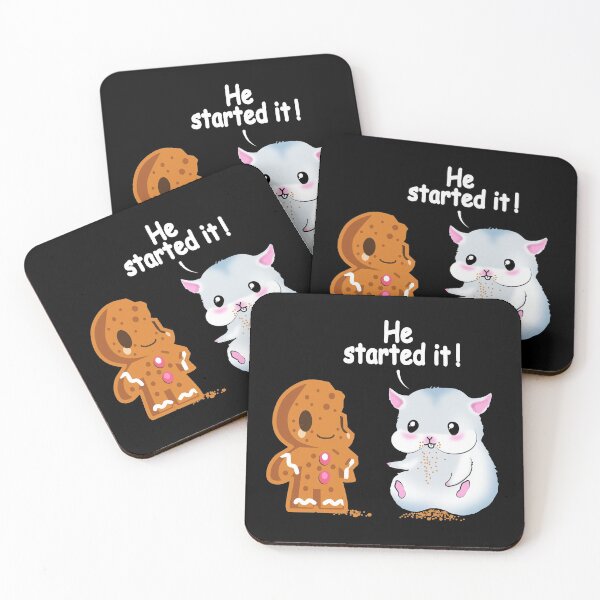 Item preview, A Sweet Hamster Eats A Cookie And Shows He Started It designed and sold by Paulina Vanlife.