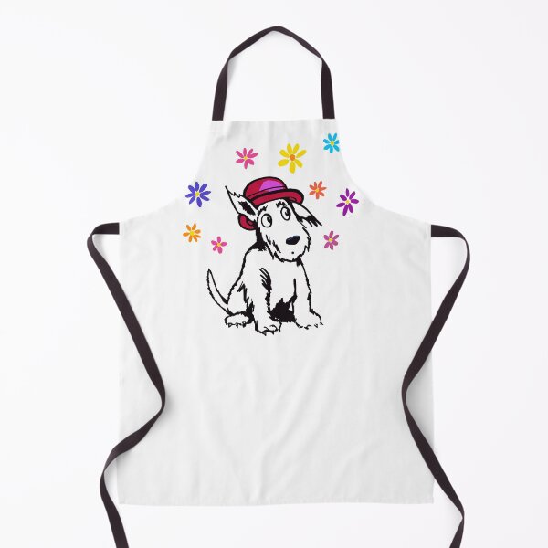 Item preview, Flower Power Quizzical Dog designed and sold by binkk7.