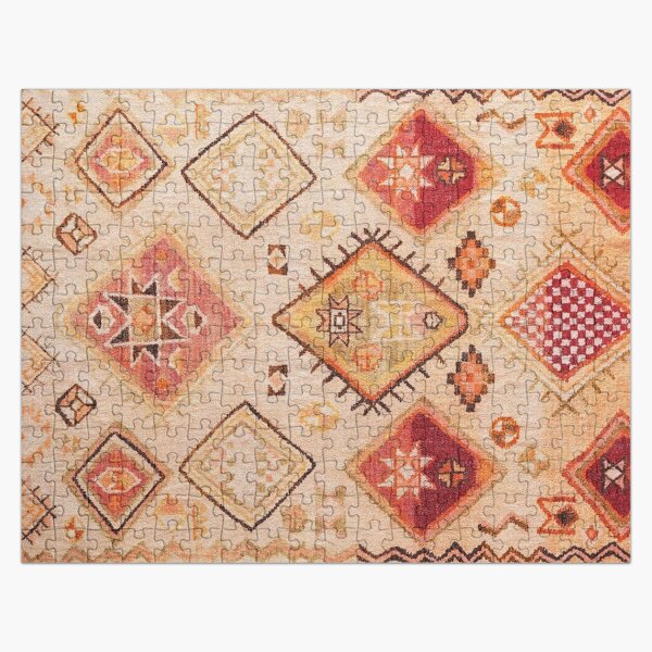 Vintage Berber Desert Traditional Moroccan Style Jigsaw Puzzle