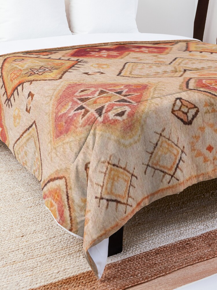 Alternate view of Vintage Berber Desert Traditional Moroccan Style Comforter